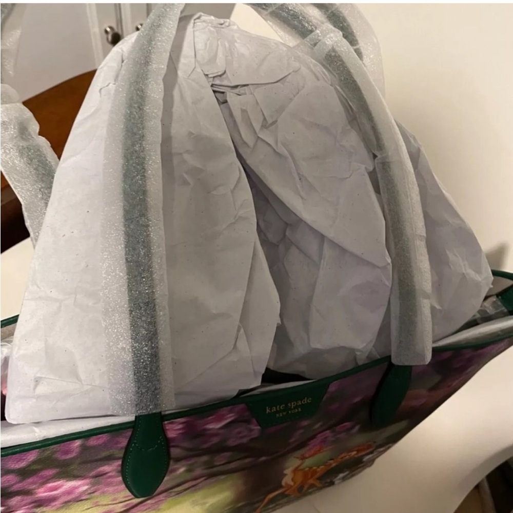 Disney X Kate Spade New York Bambi Thumper Sutton medium Tote NWT novelty - Picture 9 of 12